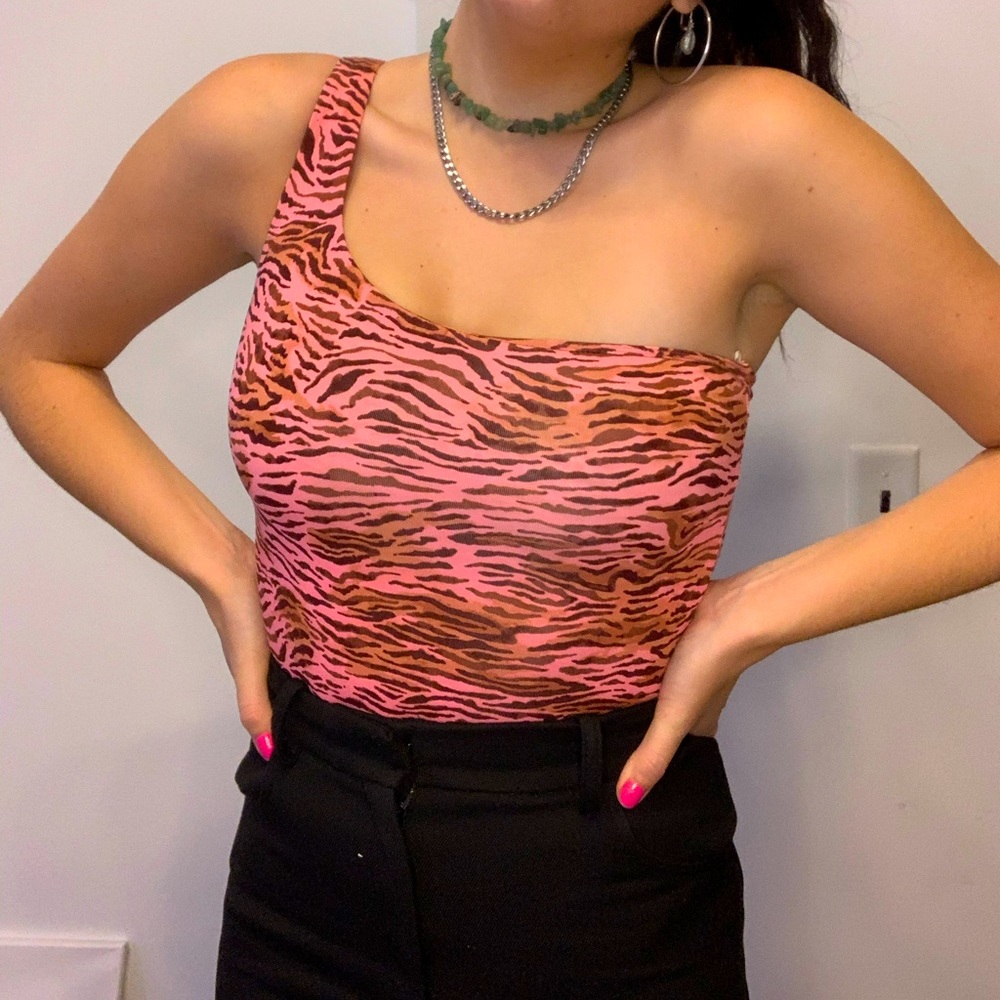 Aritzia Pink Bodysuit